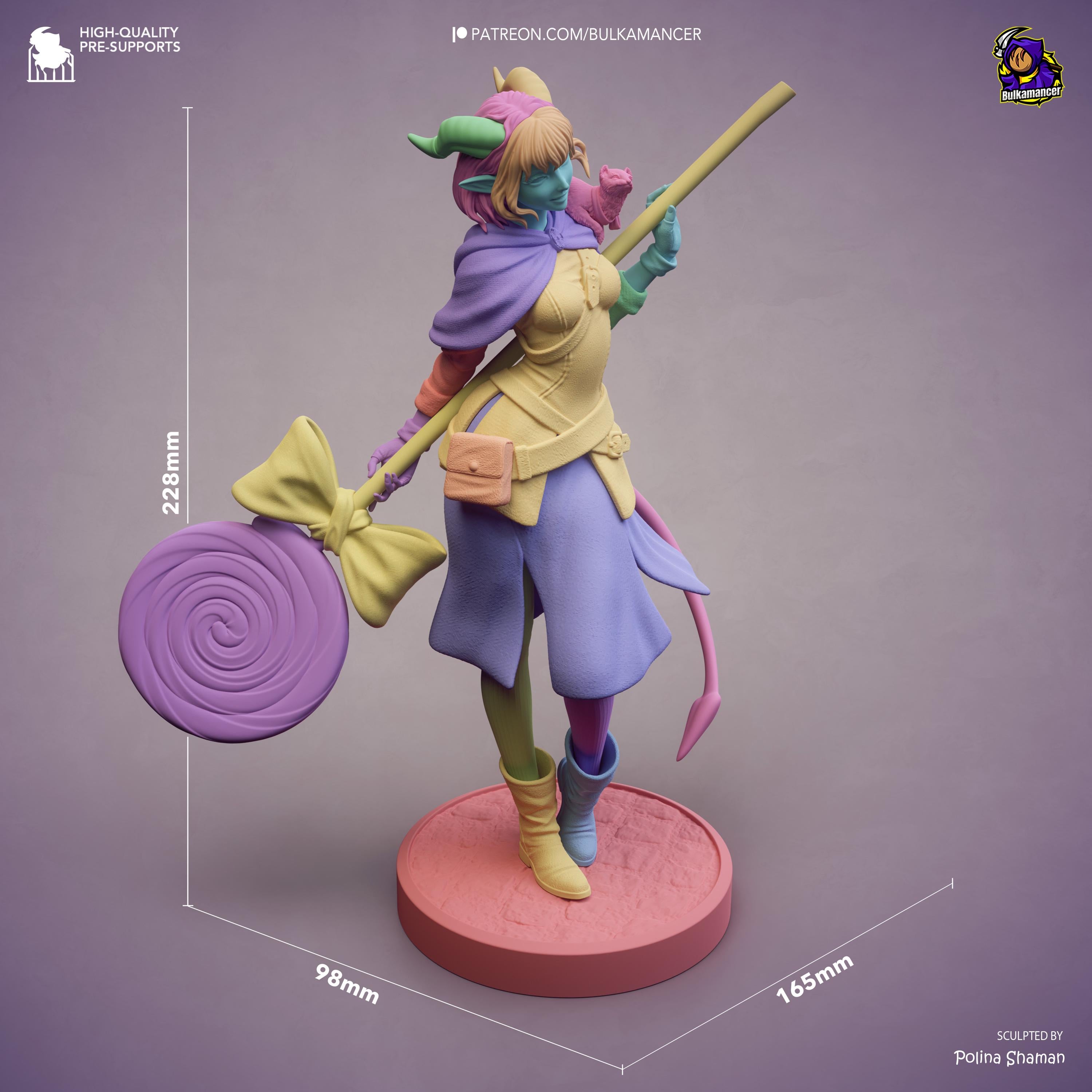 Violet Trickster - Maximum Detailed 16K Resin Statue