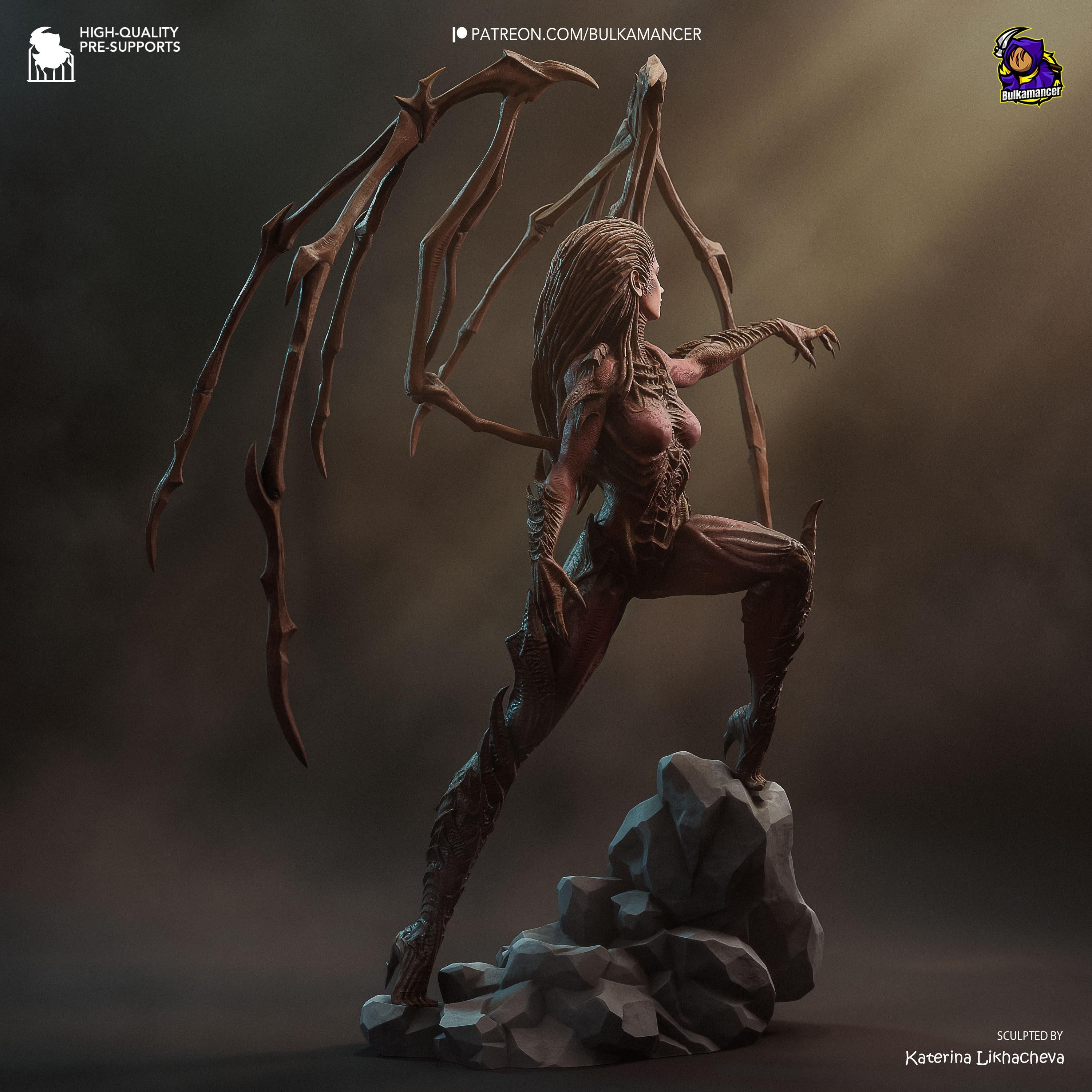 The Red Empress - Maximum Detailed 16K Resin Statue