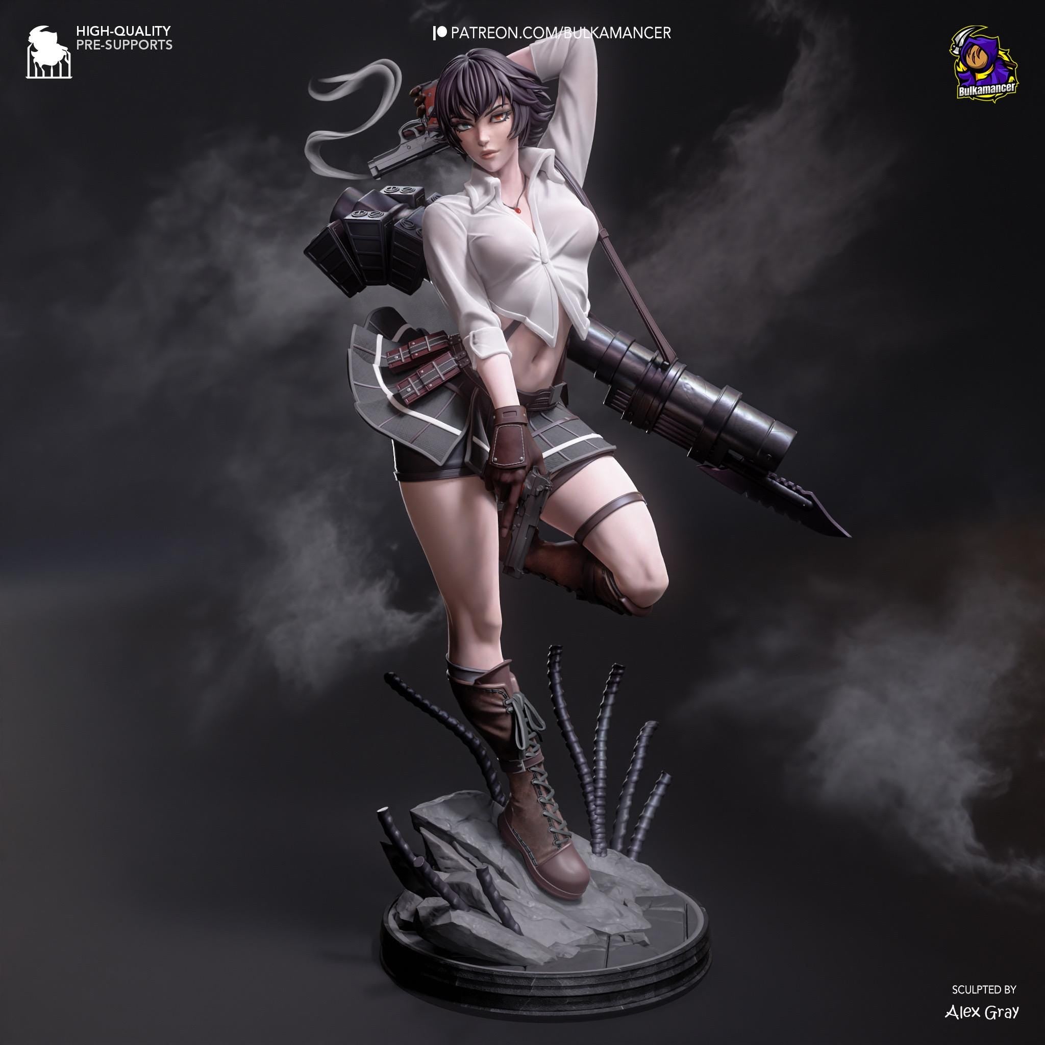 The Bullet-Bound - Maximum Detailed 16K Resin Statue