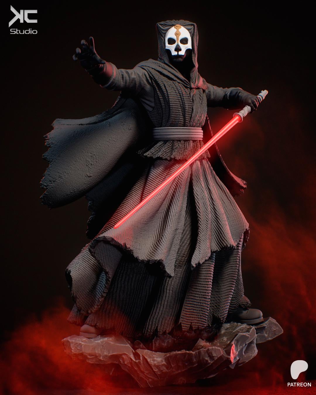Veiled Dark Lord - Maximum Detailed 16K Resin Statue