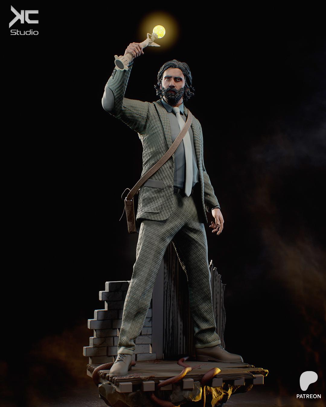 The Nightbound Author - Maximum Detailed 16K Resin Statue