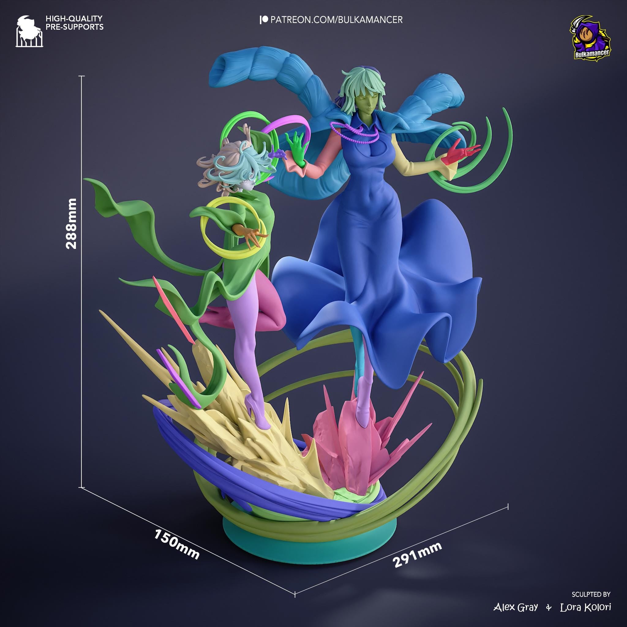 The Calm & The Cataclysm - Maximum Detailed 16K Resin Statue
