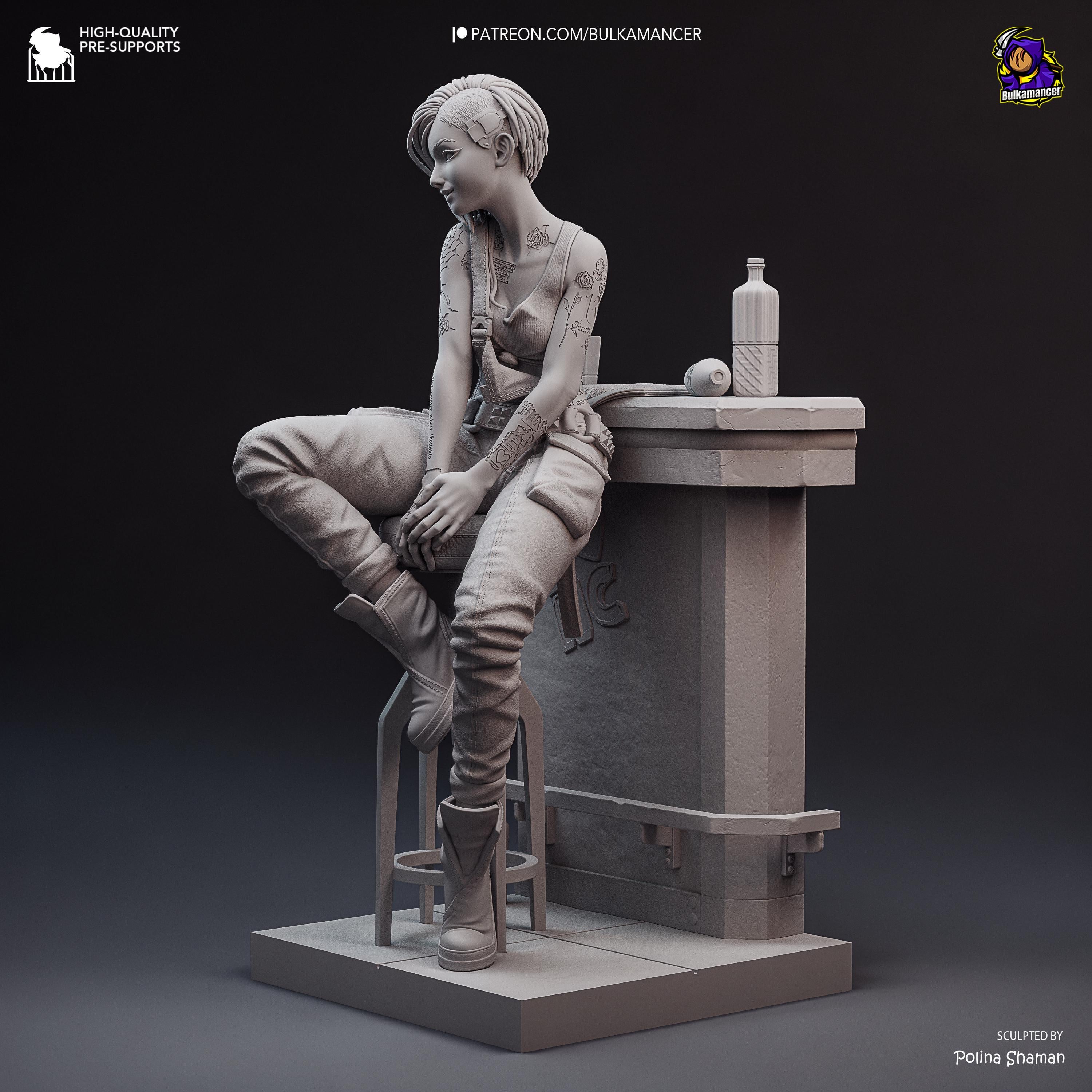 The Mox Siren - Maximum Detailed 16K Resin Statue