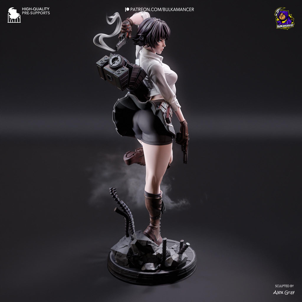 The Bullet-Bound - Maximum Detailed 16K Resin Statue