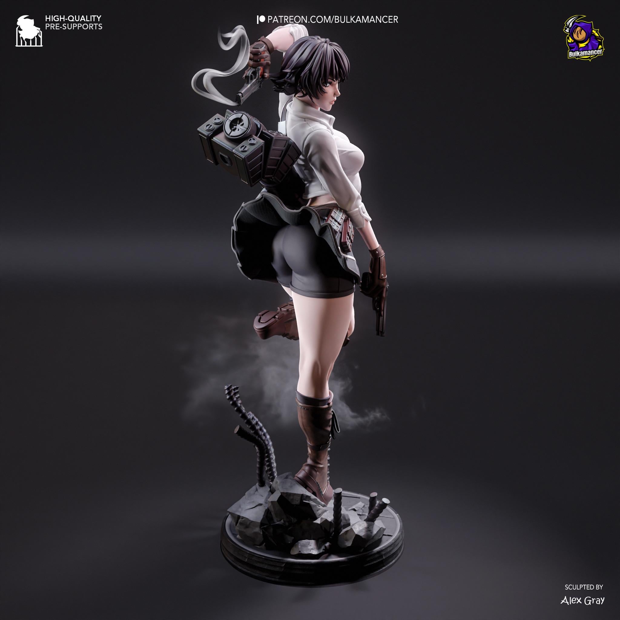 The Bullet-Bound - Maximum Detailed 16K Resin Statue
