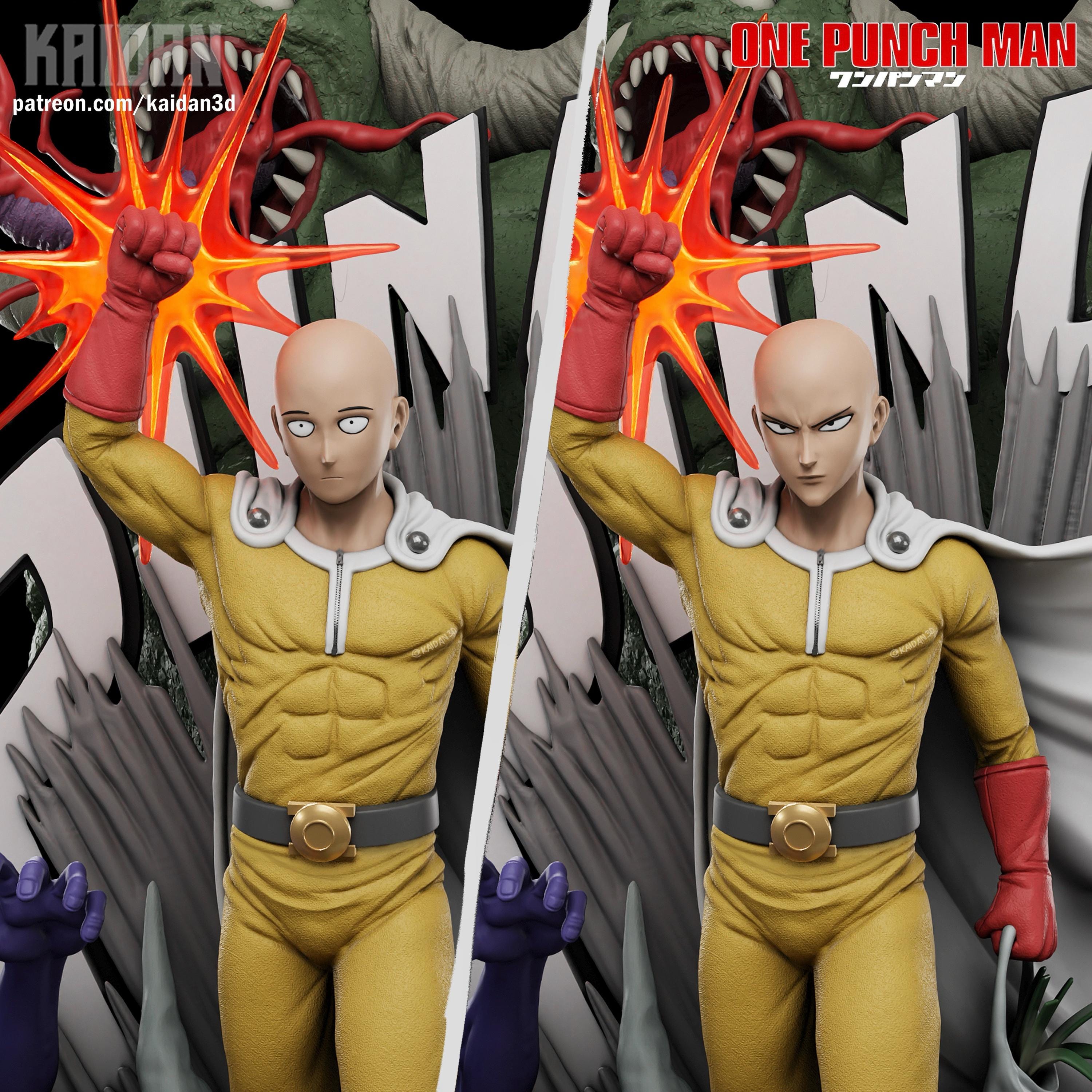 The Calamity That Answers - Superhero Monsters Battle Action Anime Saitama Resin Figure 16K