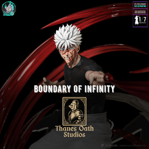 Boundary Of Infinity - Cursed Energy Sorcerer Supernatural Anime Satoru Gojo Resin Figure 16K