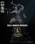 Skull-marked Enforcer - Vigilante Superhero Skull Soldier The Punisher Resin Figure 16K