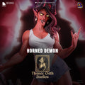 Horned Demon - Dark Fantasy Demonic Gothic Malevola Resin Figure 16K