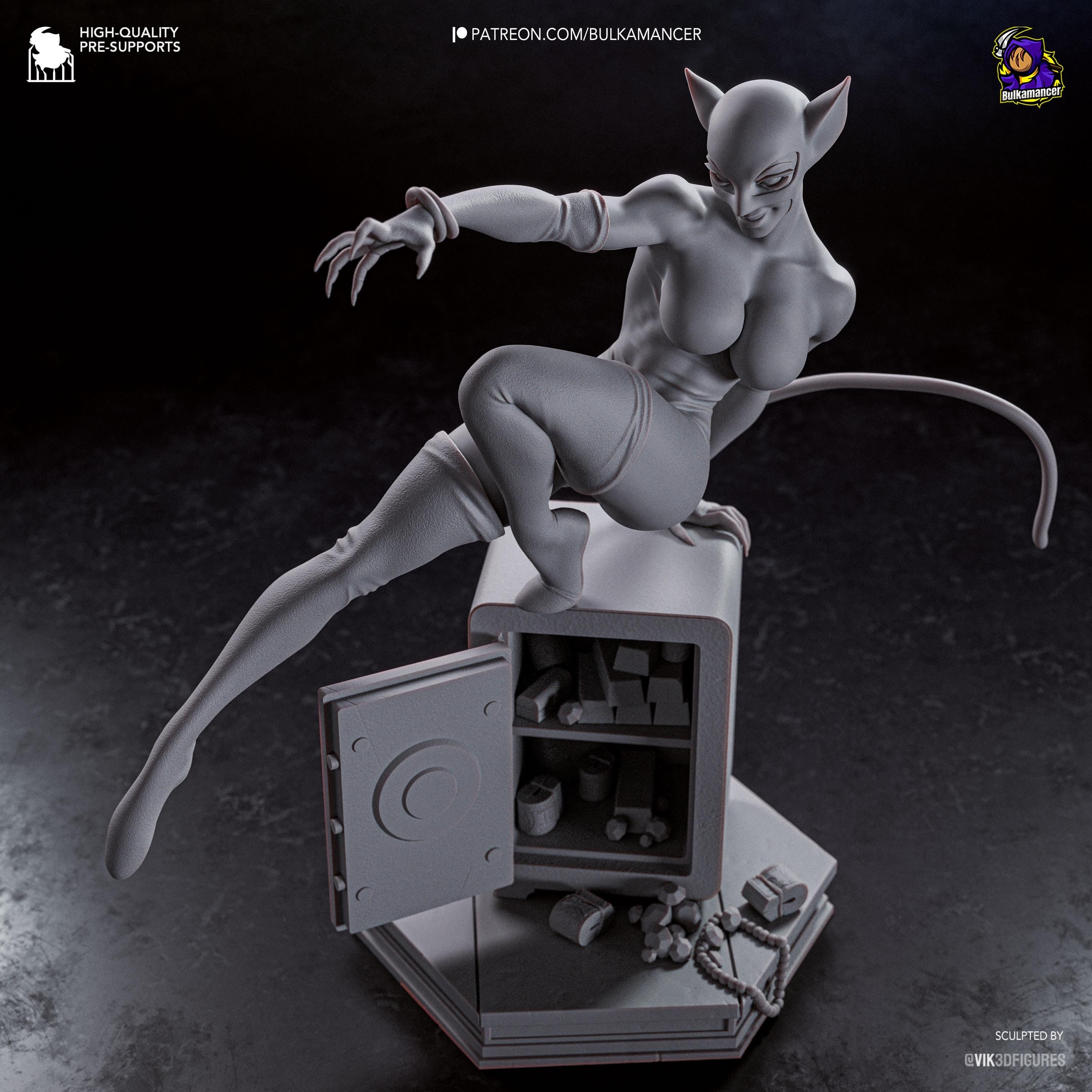 Midnight Thief - Master Thief Burglar Anti-Hero Catwoman Resin Figure 16K
