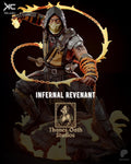 Infernal Revenant - Fire Ninja Martial Arts Fighting Fantasy Scorpion Resin Figure 16K