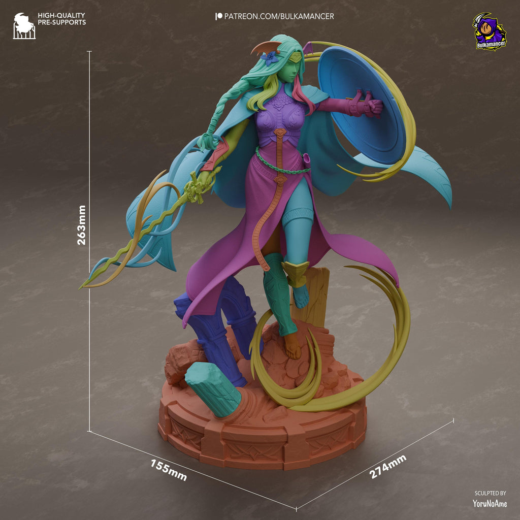 Crestbound Saint - Immaculate One Crest Bearer Silver Saint Seiros Resin Figure 16K