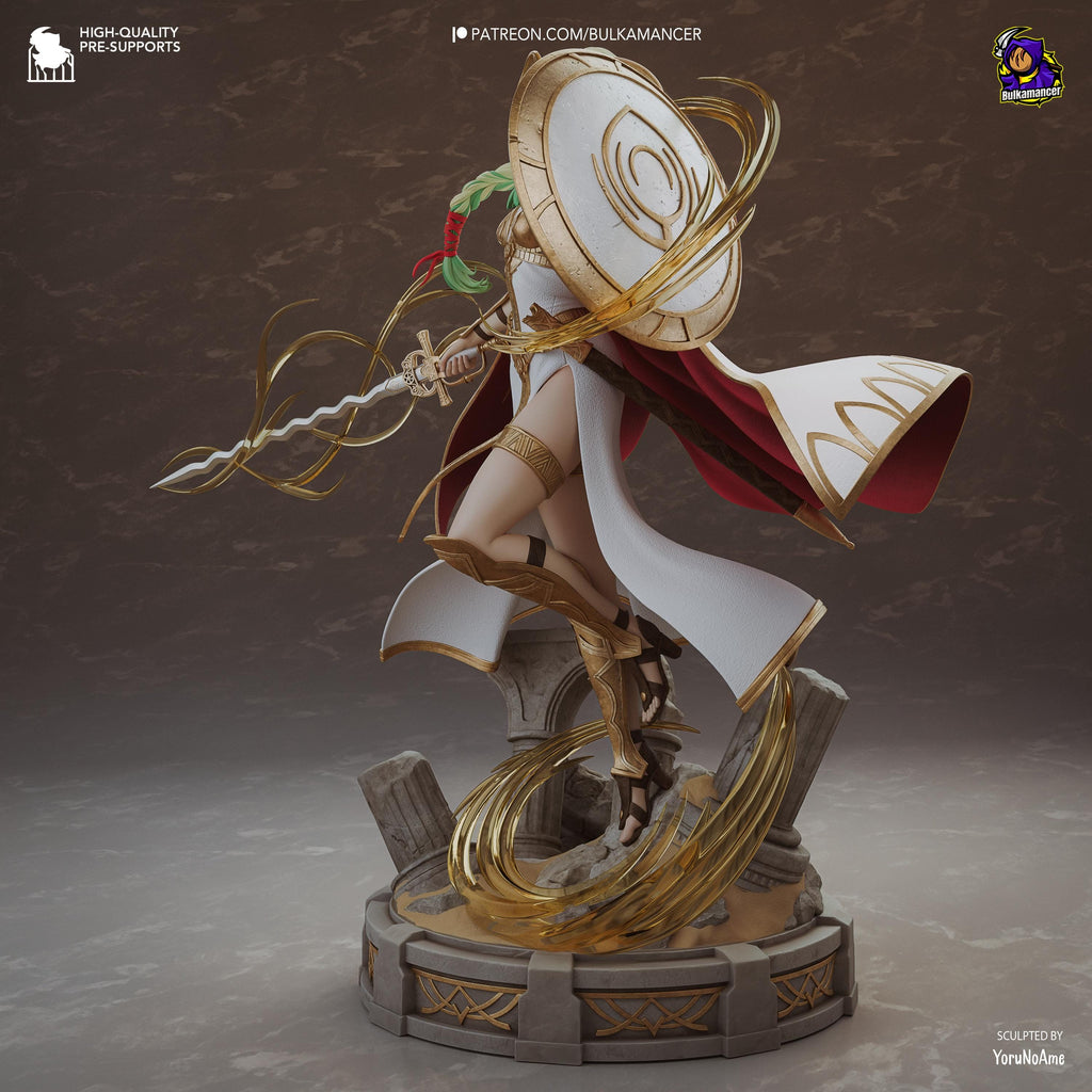 Crestbound Saint - Immaculate One Crest Bearer Silver Saint Seiros Resin Figure 16K