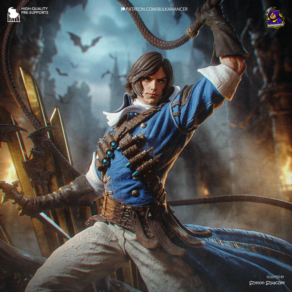 Castle Bane - Vampire Hunter Gothic Warrior Richter Belmont Resin Figure 16K