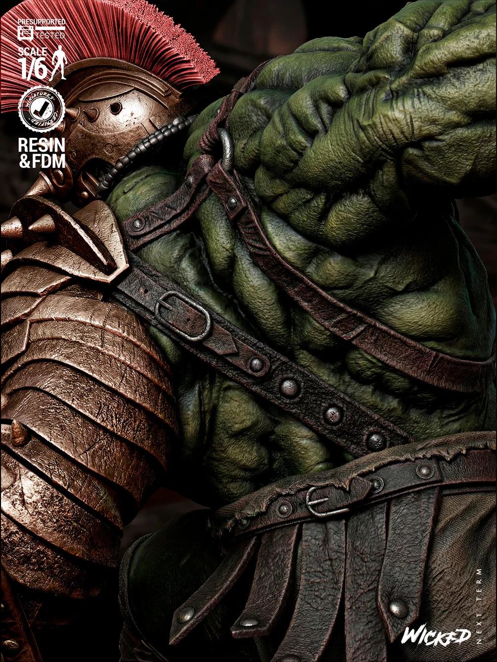 Exiled Worldbreaker - Arena Gladiator Champion Gamma Warrior Hulk Resin Figure 16K