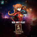 Red Unit Pilot - Anime Pilot Crimson Valkyrie Asuka Langley Resin Figure 16K