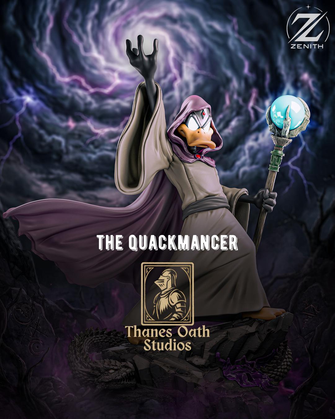 The Quackmancer - Wizard Duck Classic Cartoon Daffy Duck Resin Figure 16K