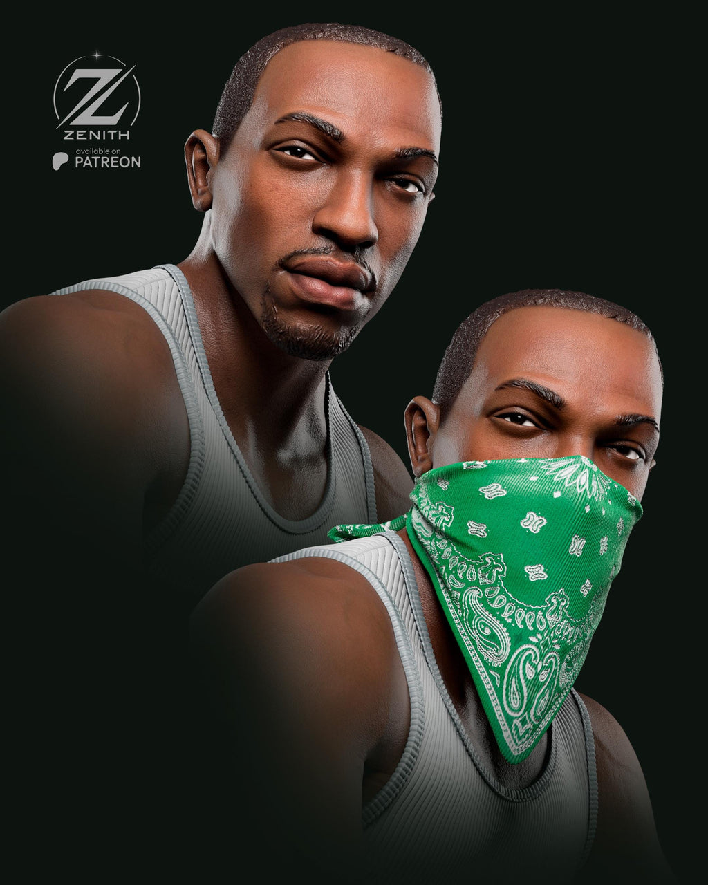 Green Street OG - Gangster Street Urban Character CJ Resin Figure 16K