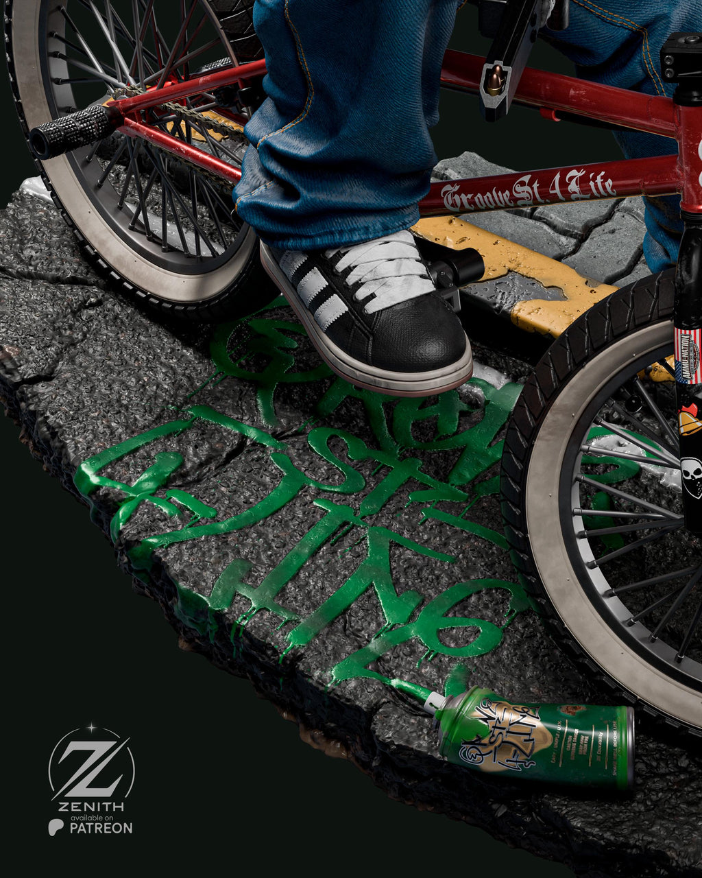 Green Street OG - Gangster Street Urban Character CJ Resin Figure 16K