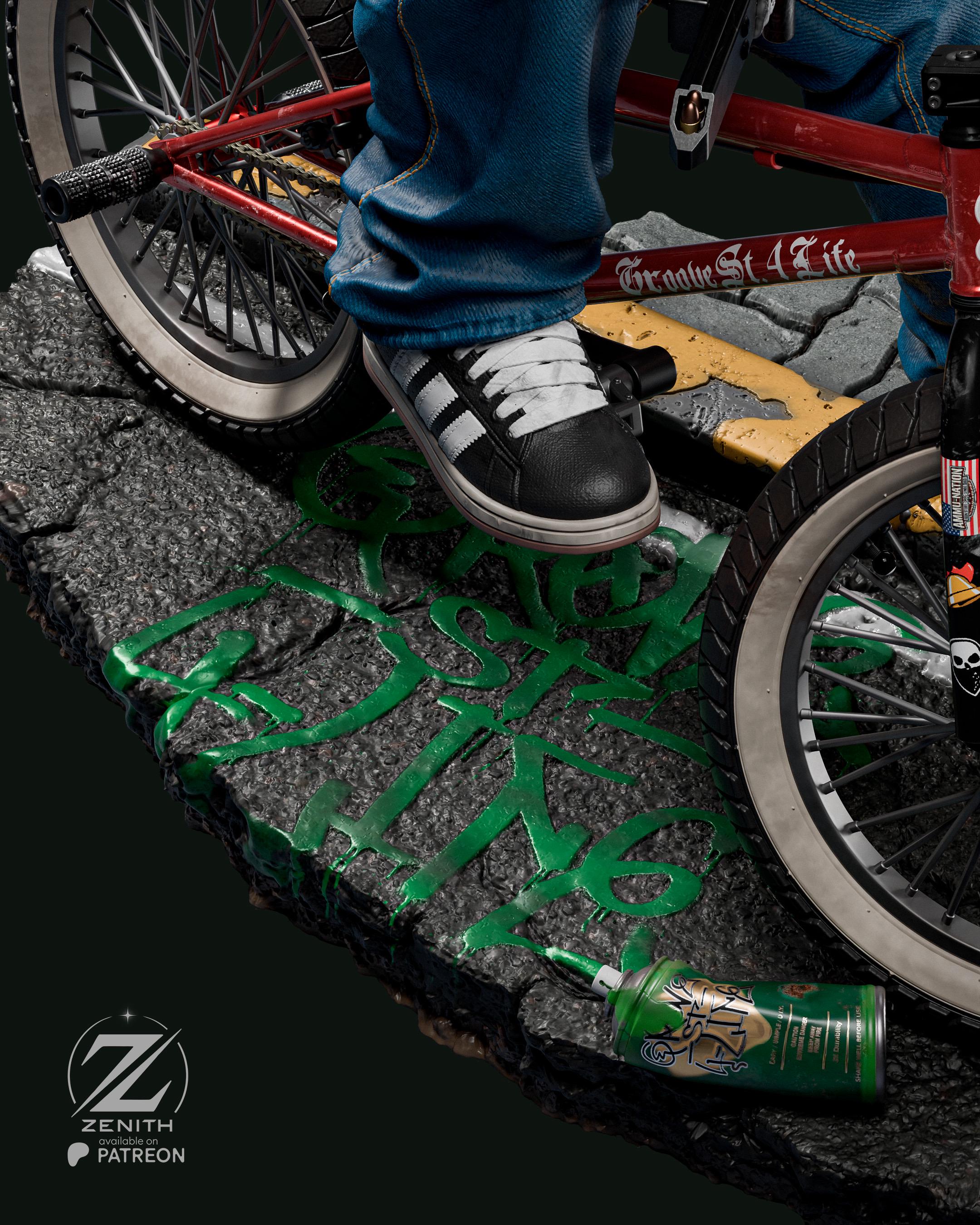 Green Street OG - Gangster Street Urban Character CJ Resin Figure 16K