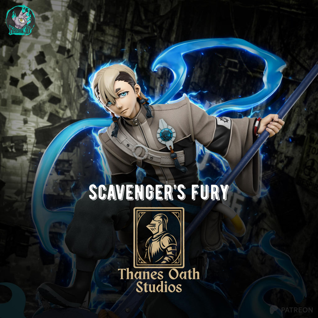 Scavenger’s Fury - Dark Anime Underground Rust Zanka Nijiku Resin Figure 16K