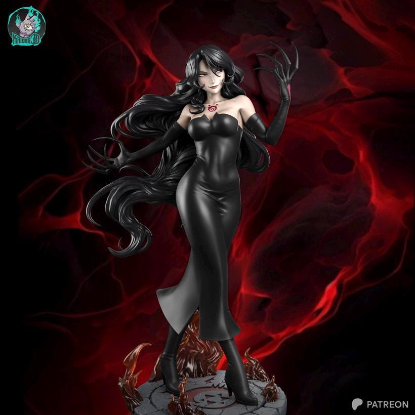 Allure Of Ruin - Anime Dark Manga Lust Resin Figure 16K