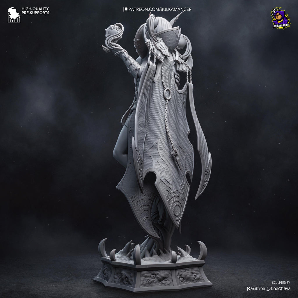 The Blackened Truth - Void Priest Shadow Magic Dark Sorcerer Xal’atath Resin Figure 16K