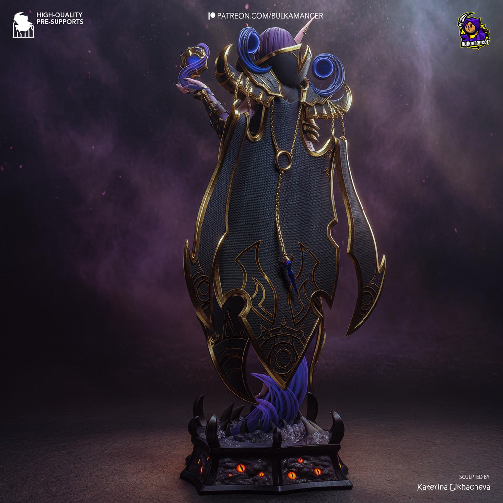 The Blackened Truth - Void Priest Shadow Magic Dark Sorcerer Xal’atath Resin Figure 16K