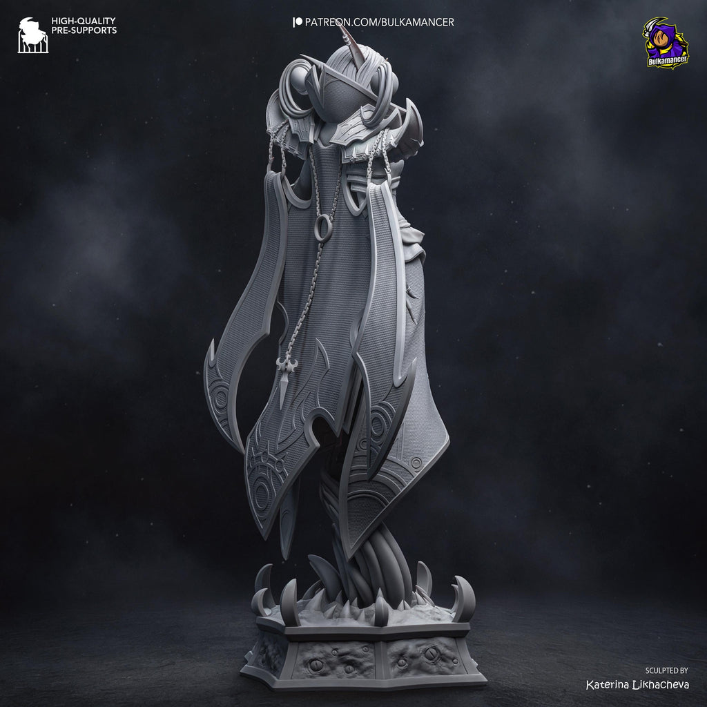 The Blackened Truth - Void Priest Shadow Magic Dark Sorcerer Xal’atath Resin Figure 16K