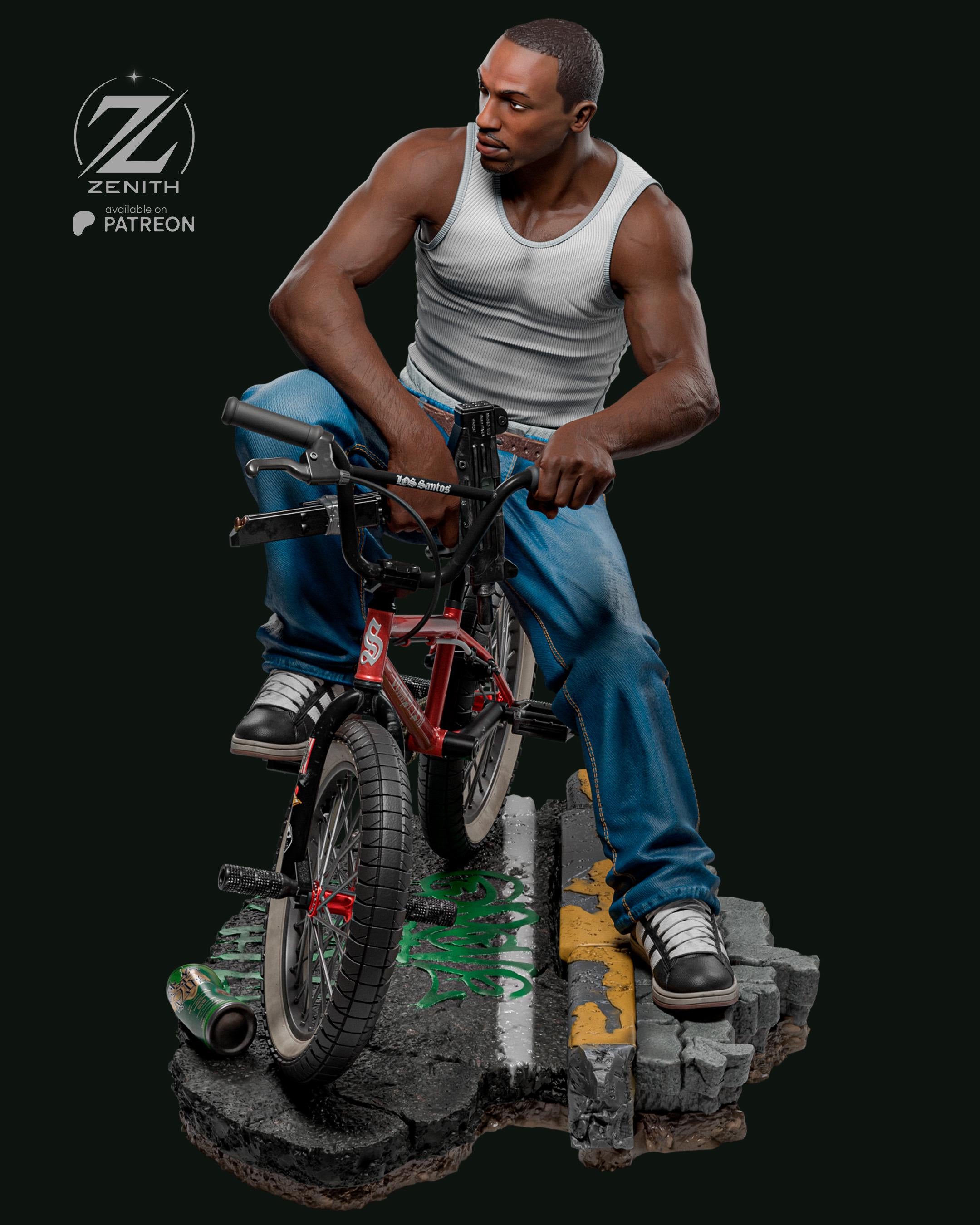 Green Street OG - Gangster Street Urban Character CJ Resin Figure 16K