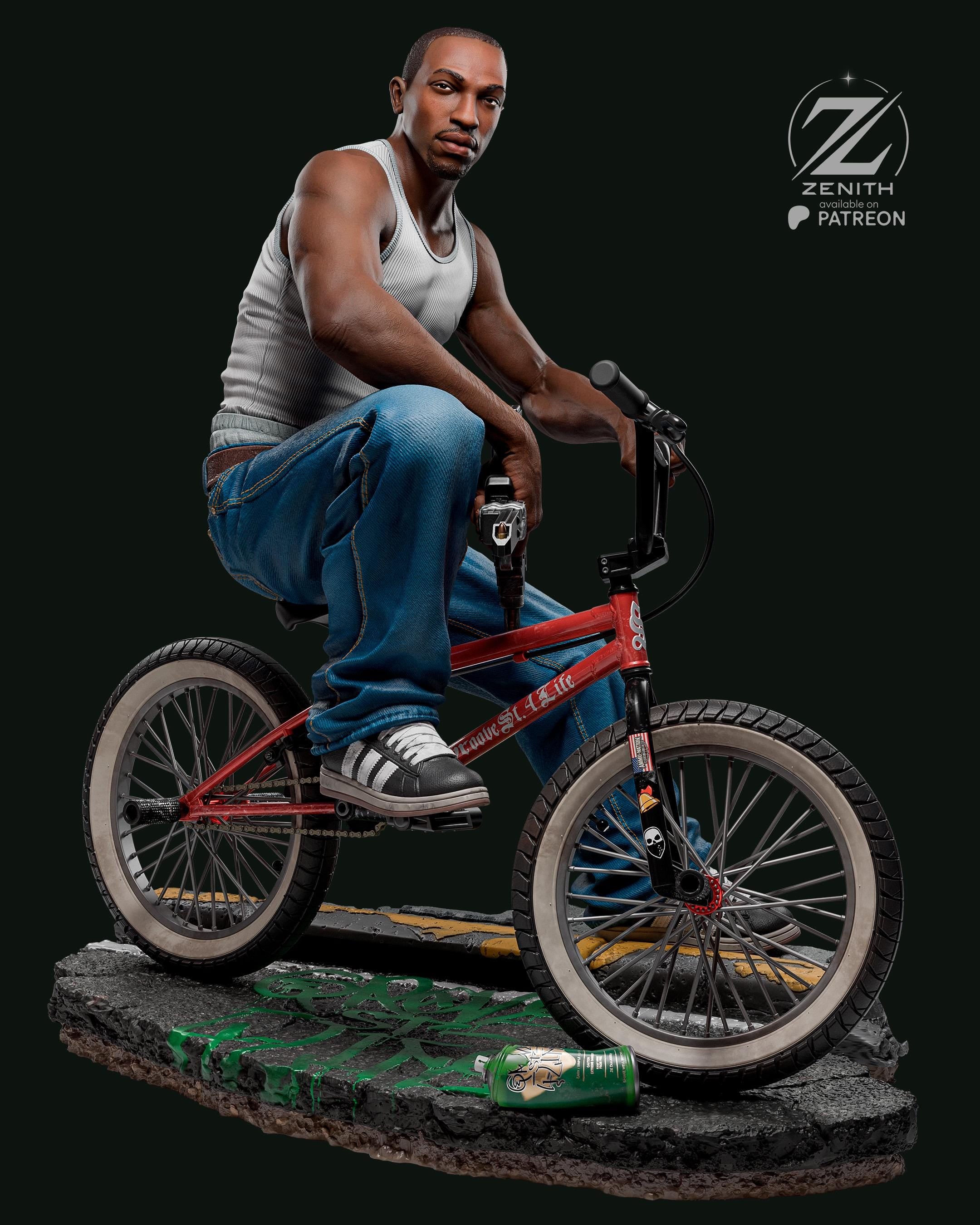 Green Street OG - Gangster Street Urban Character CJ Resin Figure 16K