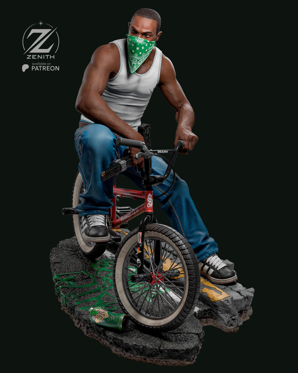 Green Street OG - Gangster Street Urban Character CJ Resin Figure 16K