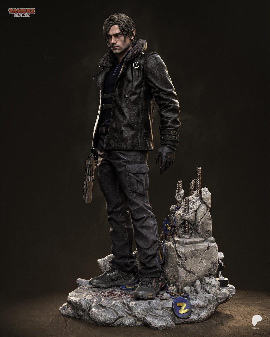 Agent Of The Dying Light - Horror Survivor Tactical Agent Leon S Kennedy Resin Figure 16K