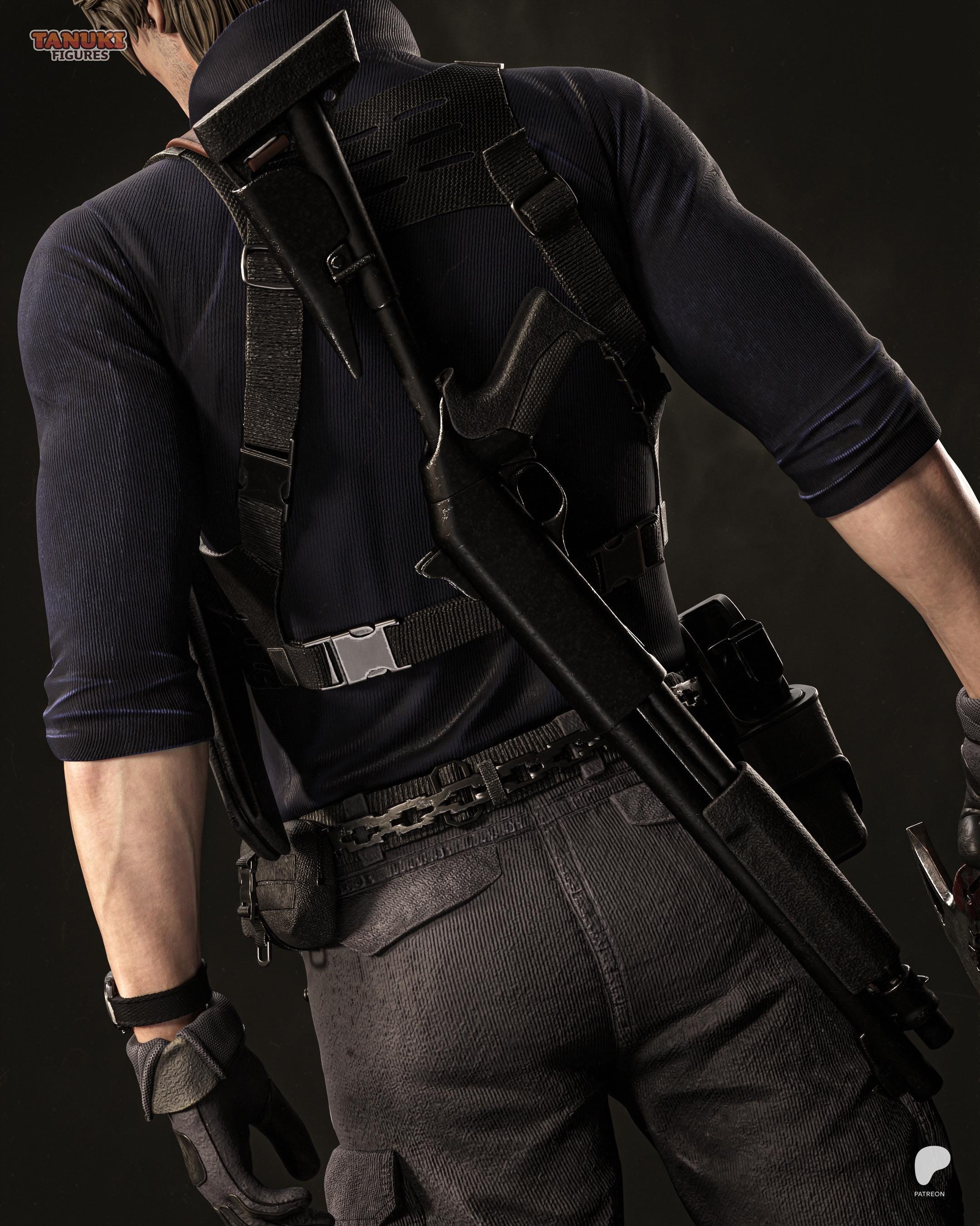Agent Of The Dying Light - Horror Survivor Tactical Agent Leon S Kennedy Resin Figure 16K