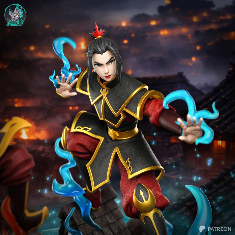 Sins Of The Royal Blood - Anime Fire Nation Duo Zuko x Azula Resin Figure 16K