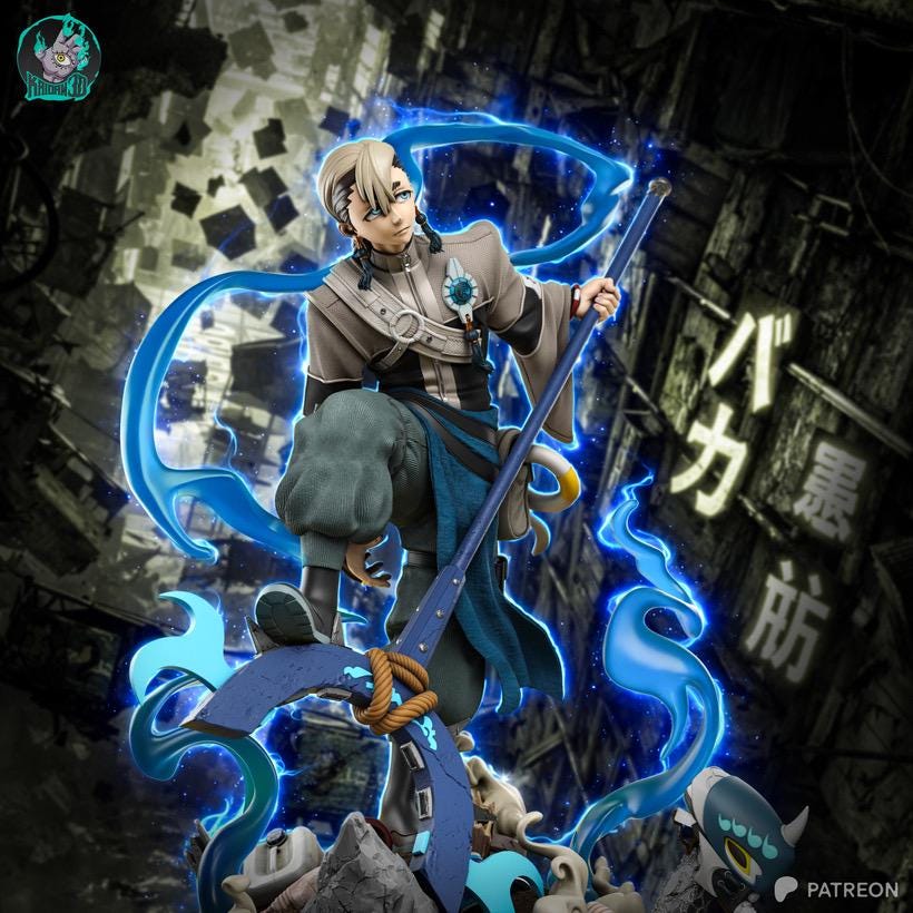Scavenger’s Fury - Dark Anime Underground Rust Zanka Nijiku Resin Figure 16K