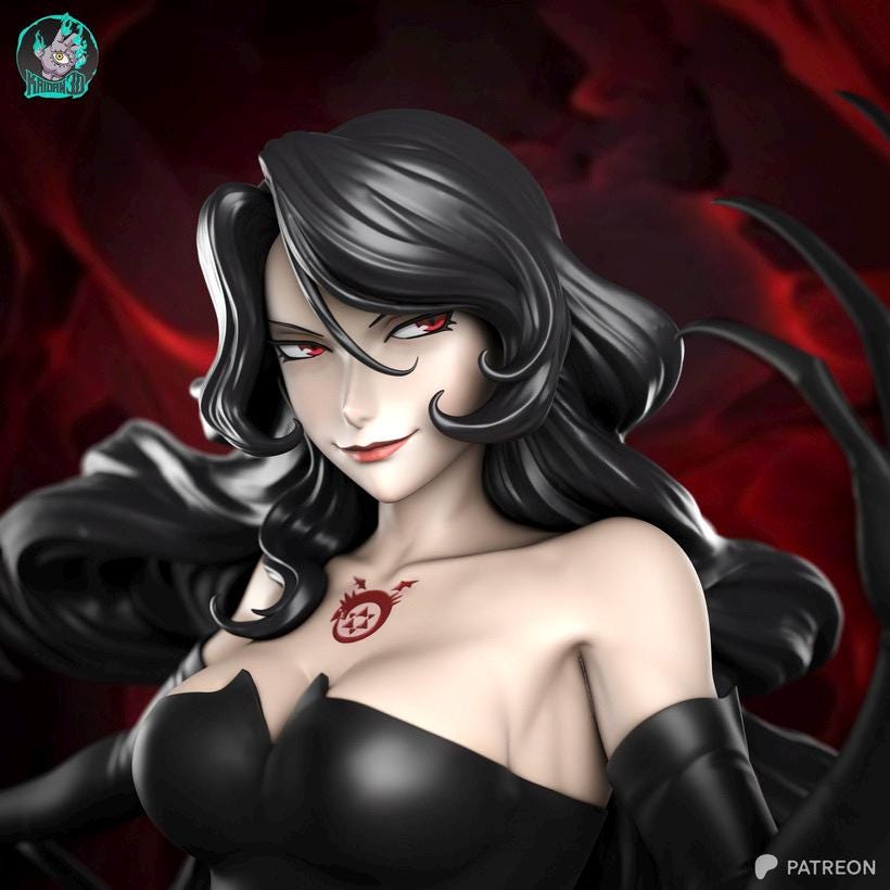 Allure Of Ruin - Anime Dark Manga Lust Resin Figure 16K