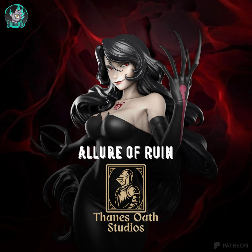 Allure Of Ruin - Anime Dark Manga Lust Resin Figure 16K