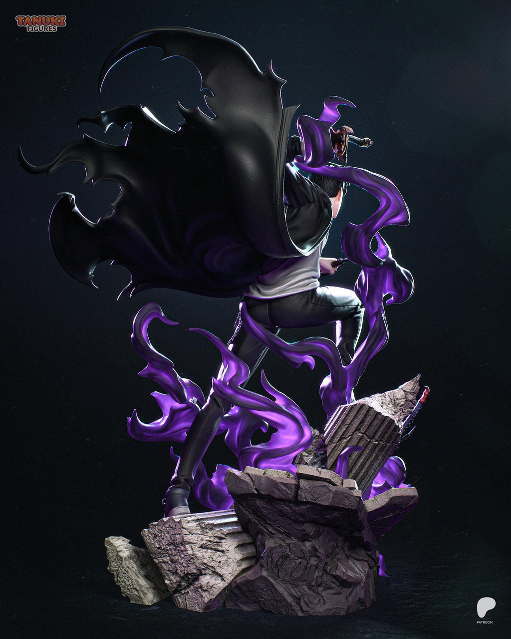 King Of Endless Shadows - Rising Power Warrior Levelling Hero Sung Jin-Woo Resin Figure 16K