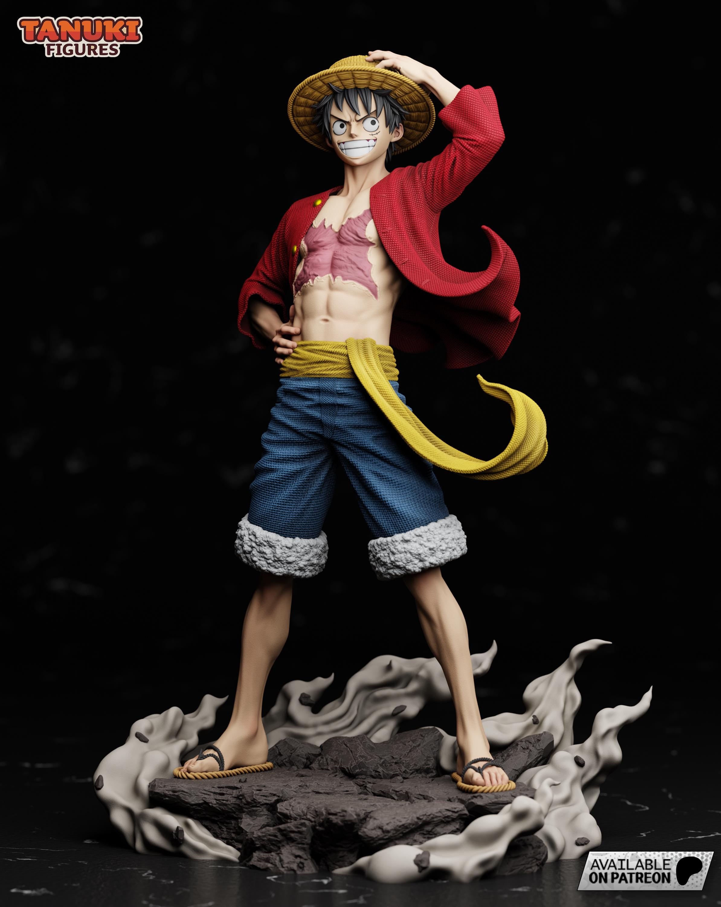 Captain Of The Boundless Sea - Pirate Captain Ocean Voyager Luffy Resin Figure 16K