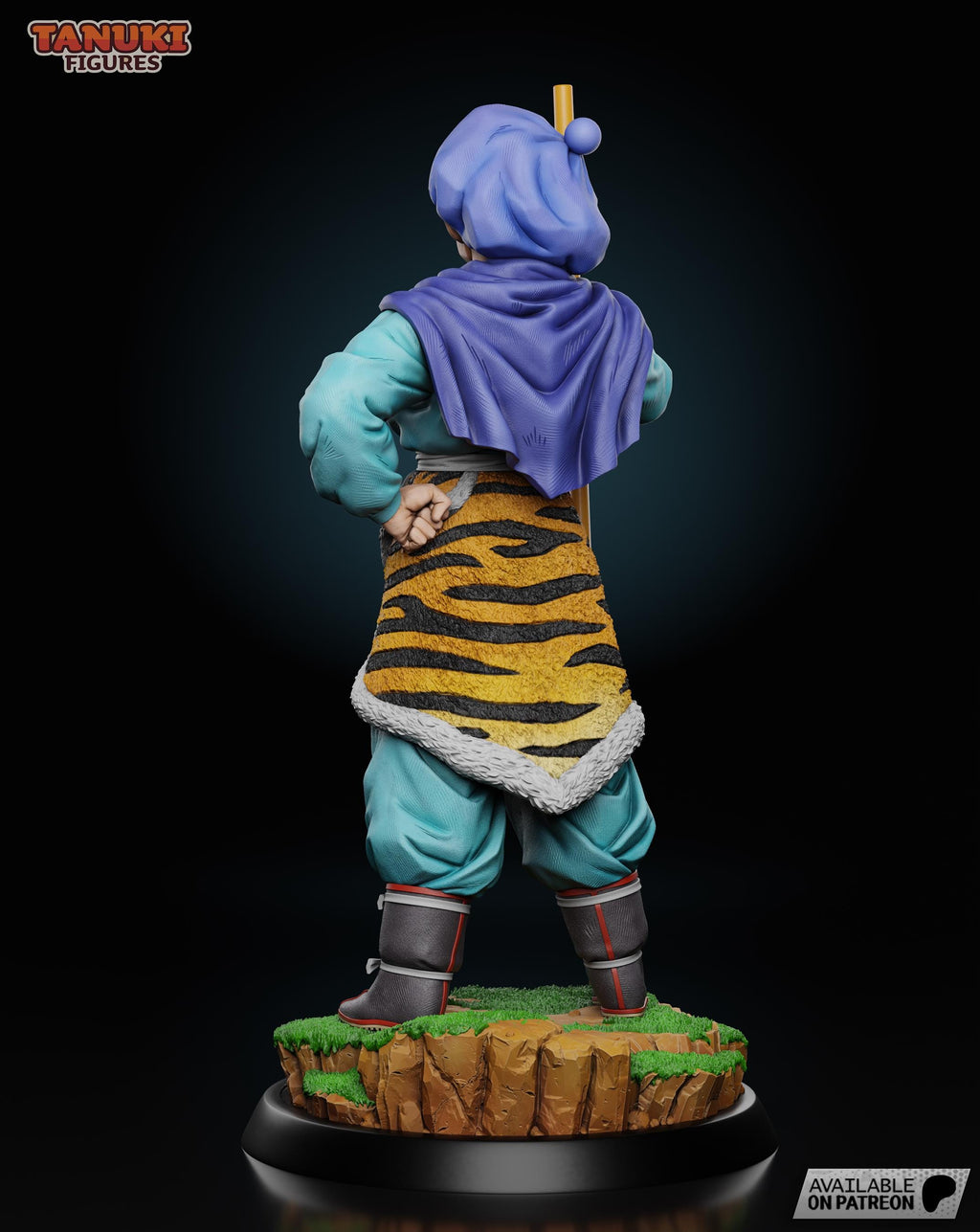 The Endless Challenger - Wandering Warrior Youthful Anime Fighter Goku Saiyuki Resin Figure 16K