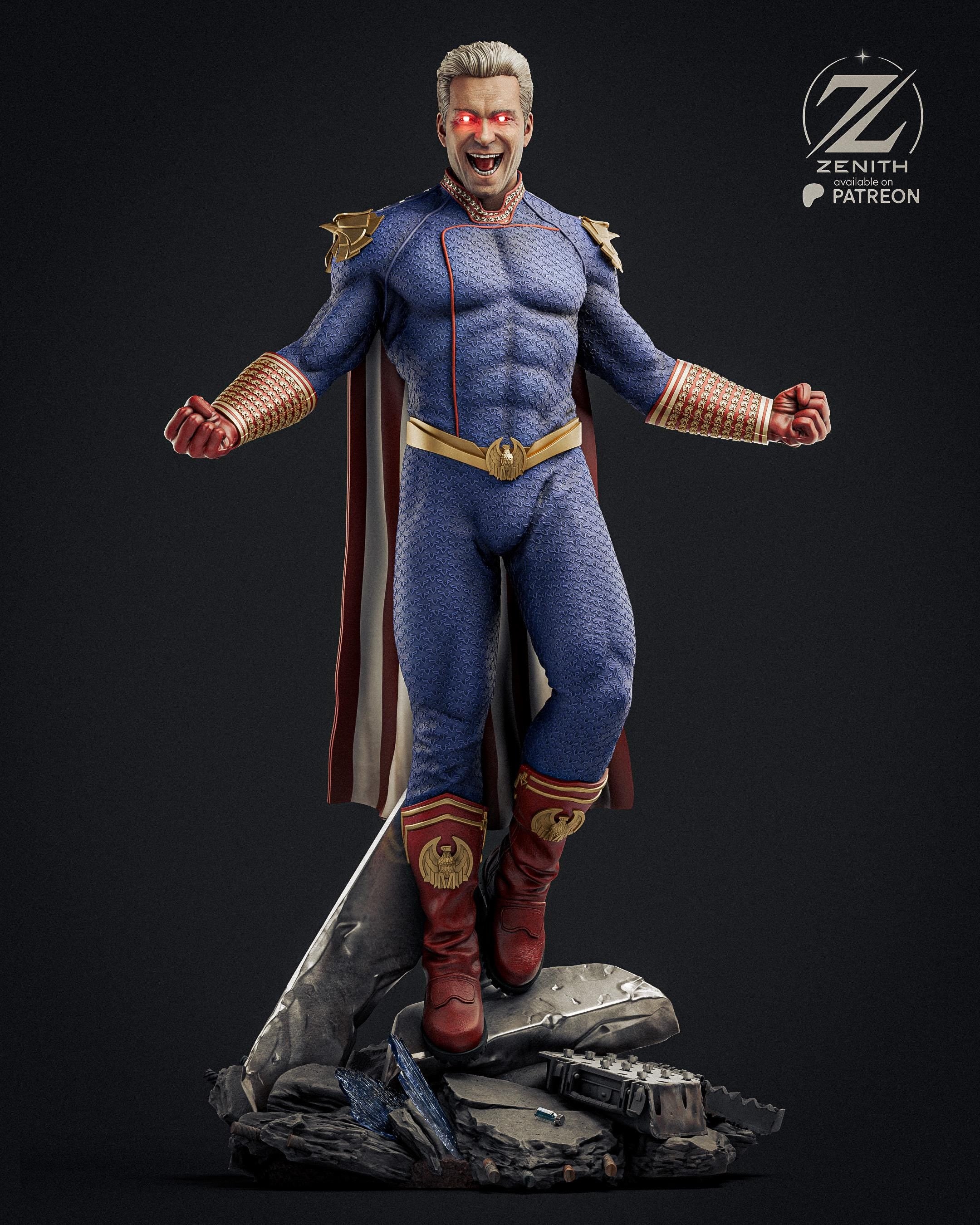 The Messiah - Corrupted Comic Superhero Tyrant Homelander Resin Figure 16K