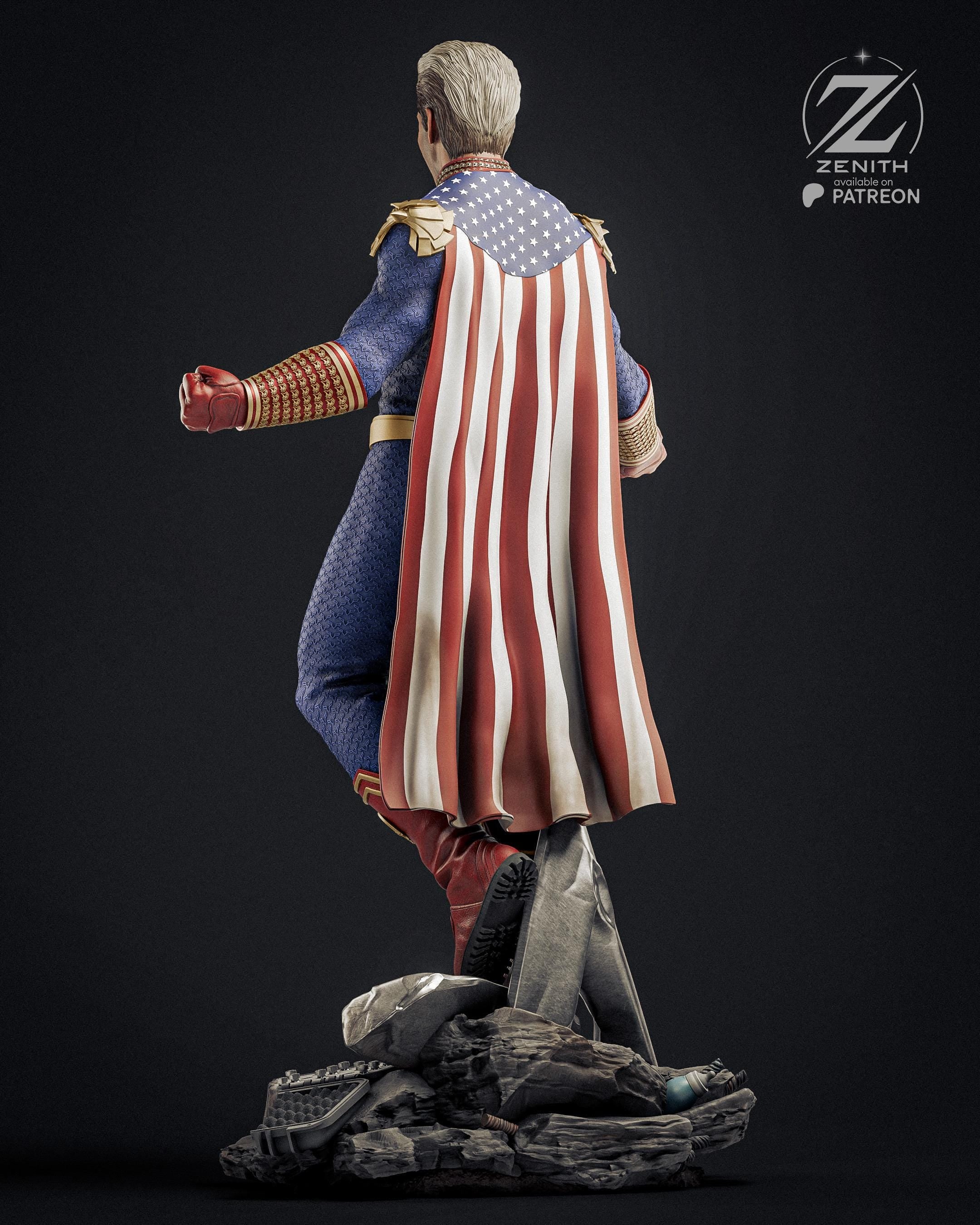 The Messiah - Corrupted Comic Superhero Tyrant Homelander Resin Figure 16K