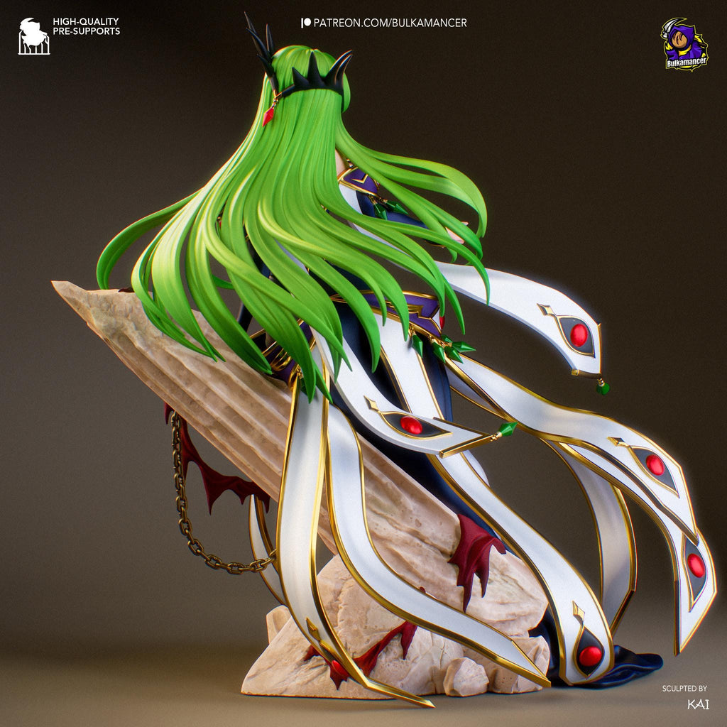 The Immortal Witch - Sci-Fi Fantasy Anime Immortal Empress C.C. Resin Figure 16K