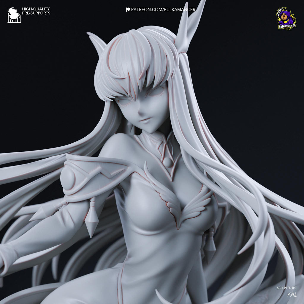 The Immortal Witch - Sci-Fi Fantasy Anime Immortal Empress C.C. Resin Figure 16K