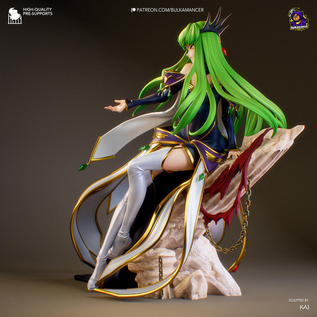 The Immortal Witch - Sci-Fi Fantasy Anime Immortal Empress C.C. Resin Figure 16K