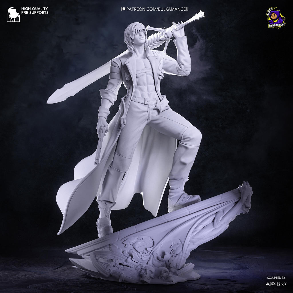 Half-Blood King Of Chaos - Devil Hunter Demon Slayer Sword Wielder Dante Resin Figure 16K
