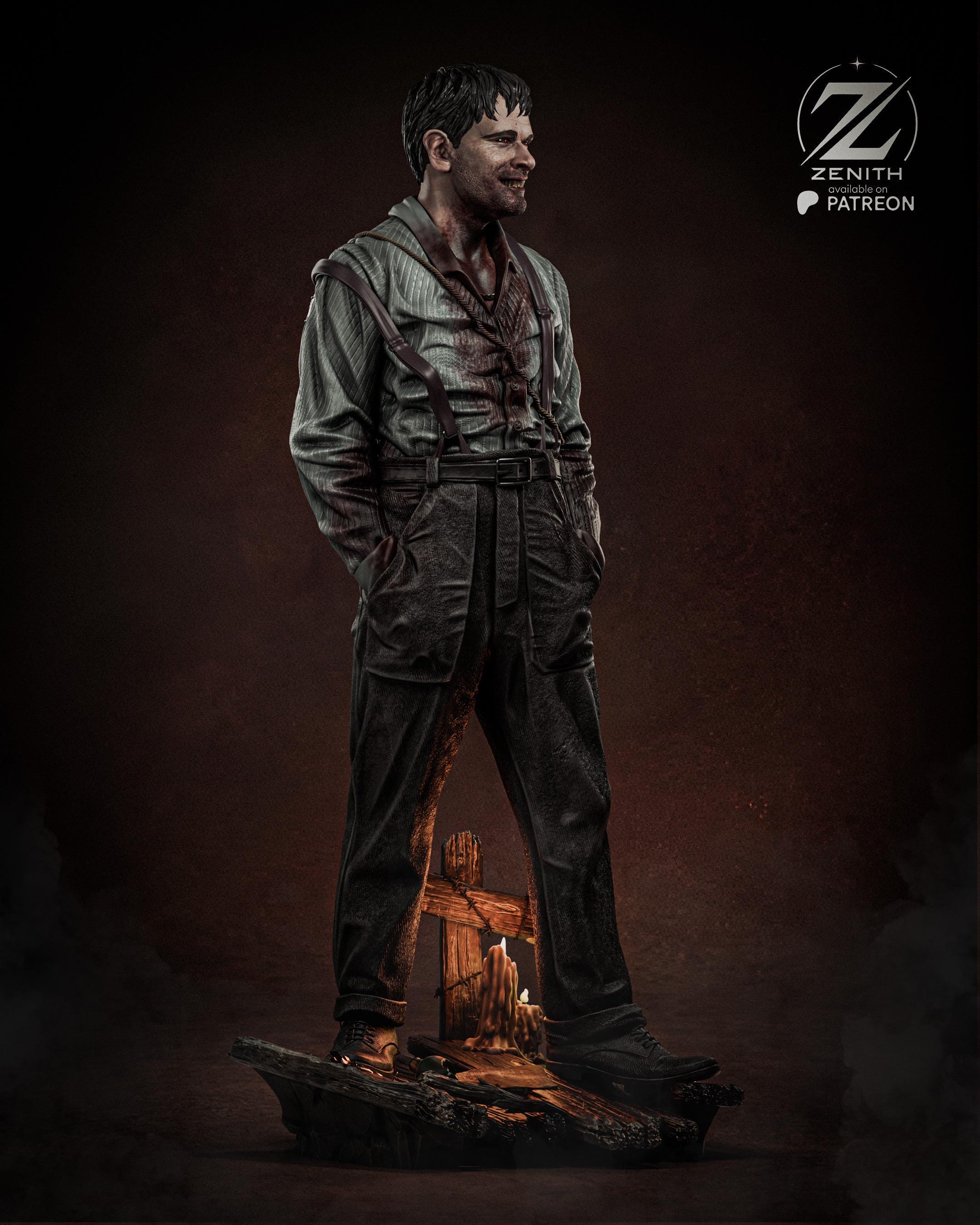 Weight Of Sin - Grimdark Fantasy Brooding Villian Cursed Remmick Resin Figure 16K