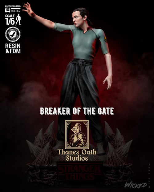 Breaker Of The Gate - Telekinetic Psychic Girl 80s Horror Eleven Resin Figure 16K