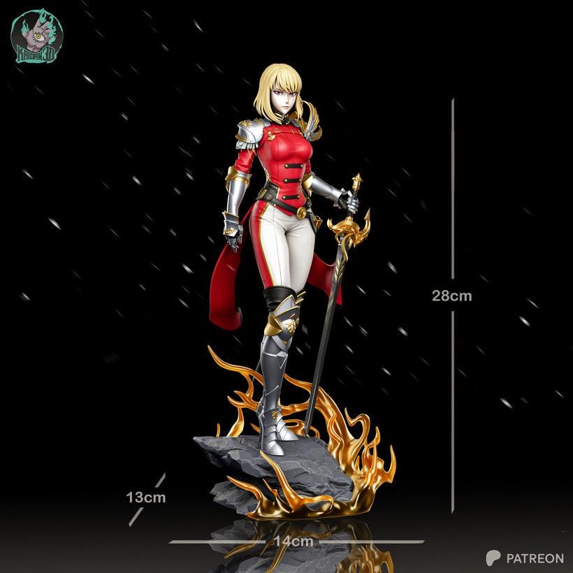 The Scent Of Mana - Female Anime Knight Elegent Warrior Cha Hae-In Resin Figure 16K